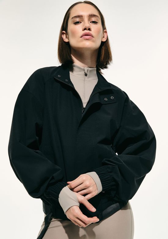 Foto do produto: Casaco Oversized Feminino Hering Sports + Frnc - Preto