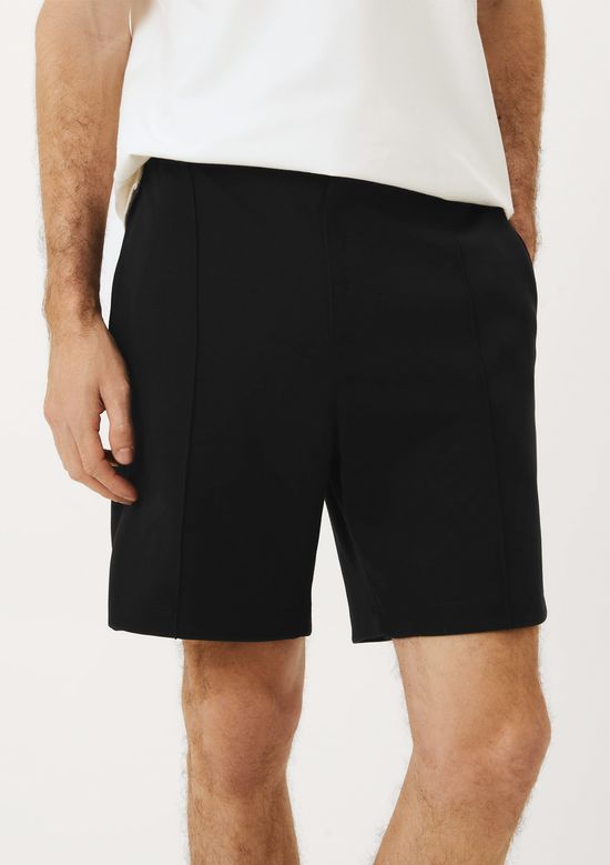 Foto do produto: Bermuda Masculina Chino Em Malha Premium - Preto