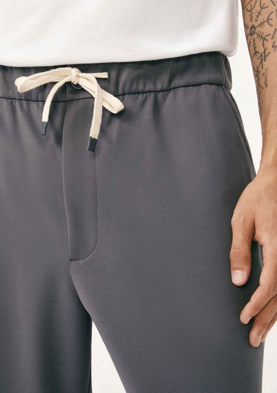 Foto do produto: Calça Masculina Reta Cós Elástico - Azul