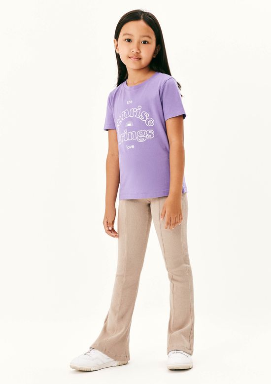 Foto do produto: Calça Infantil Menina Flare - Bege