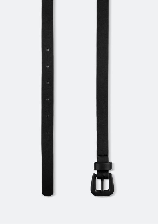 Foto do produto: Cinto Feminino Fino Com Fivela De Metal - Preto