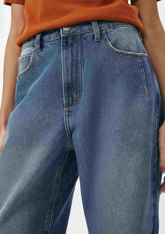 Foto do produto: Calça Jeans Feminina Cintura Média - Azul