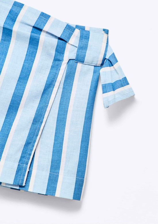 Foto do produto: Shorts Saia Infantil Transpassada - Azul