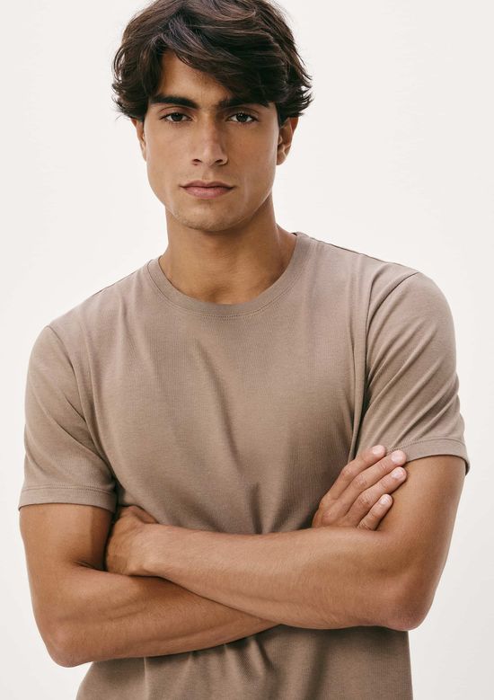 Foto do produto: Camiseta Básica Unissex Manga Curta World - Marrom