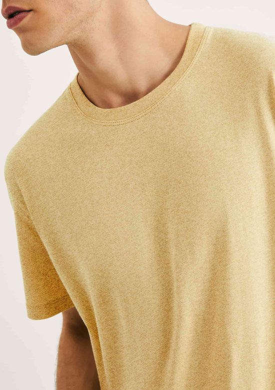 Foto do produto: Camiseta Básica Unissex Manga Curta Regular World - Amarelo