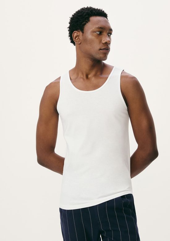 Foto do produto: Regata Básica Masculina Slim - Branco