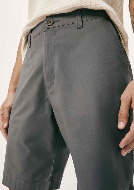 Foto do produto: Bermuda Básica Masculina Chino - Cinza