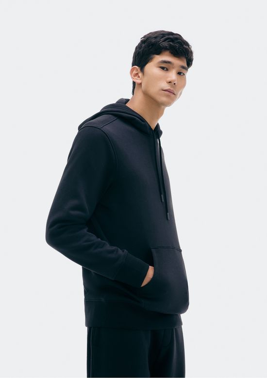 Foto do produto: Blusão Básico Masculino Comfort Em Moletom Peluciado - Azul