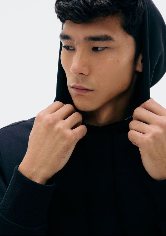 Foto do produto: Blusão Básico Masculino Comfort Em Moletom Peluciado - Azul