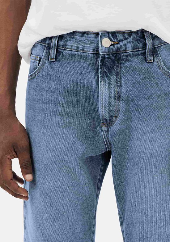 Foto do produto: Calça Masculina Reta em Jeans - Azul