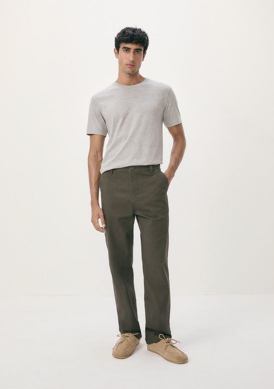 Foto do produto: Calça Masculina Chino Reta - Verde