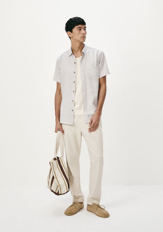 Foto do produto: Calça Masculina Reta Chino - Natural