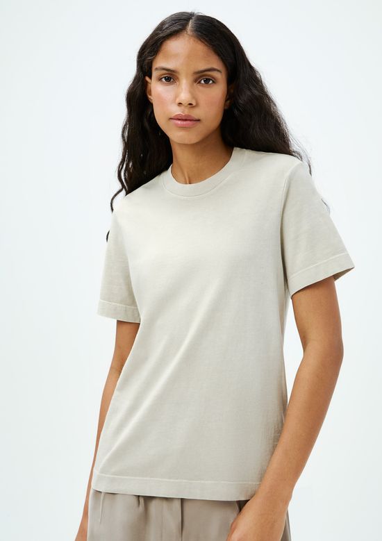 Foto do produto: Camiseta Básica Feminina Estonada Soft - Bege