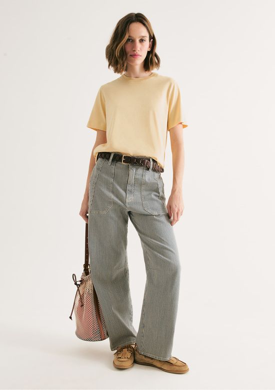 Foto do produto: Camiseta Feminina Manga Curta Super Cotton - Amarelo