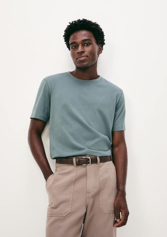 Foto do produto: Camiseta Básica Masculina Manga Curta Pima - Verde