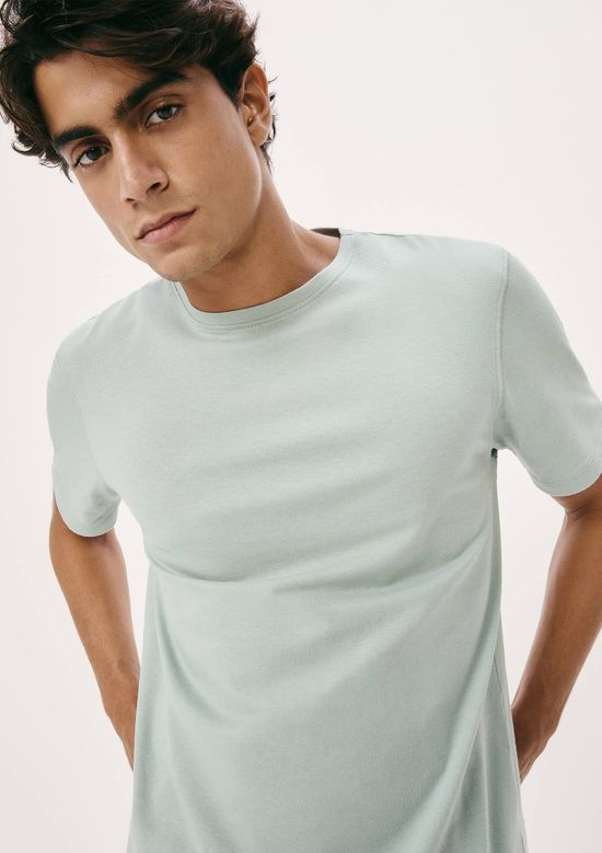 Foto do produto: Camiseta Básica Masculina Manga Curta Pima - Verde