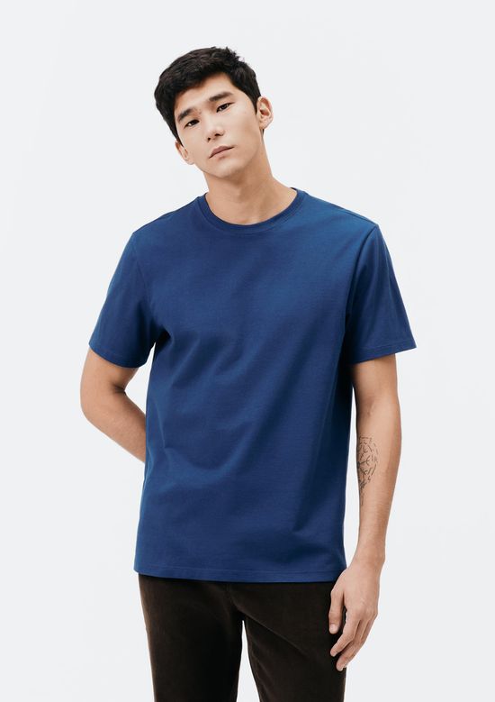 Foto do produto: Camiseta Básica Masculina Comfort Super Cotton - Azul