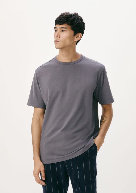 Foto do produto: Camiseta Masculina Slim Algodão Peruano Soft Touch - Azul