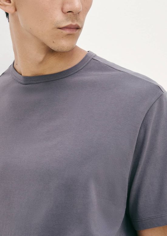 Foto do produto: Camiseta Masculina Slim Algodão Peruano Soft Touch - Azul