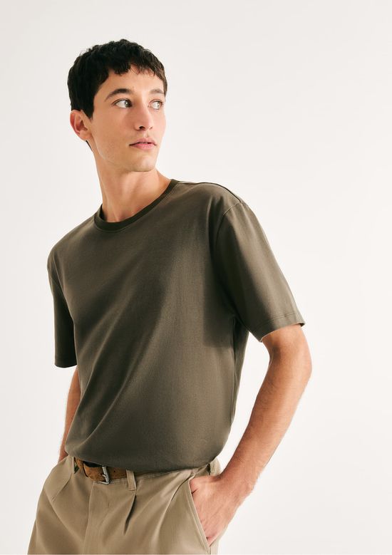 Foto do produto: Camiseta Básica Masculina Comfort Super Cotton - Verde