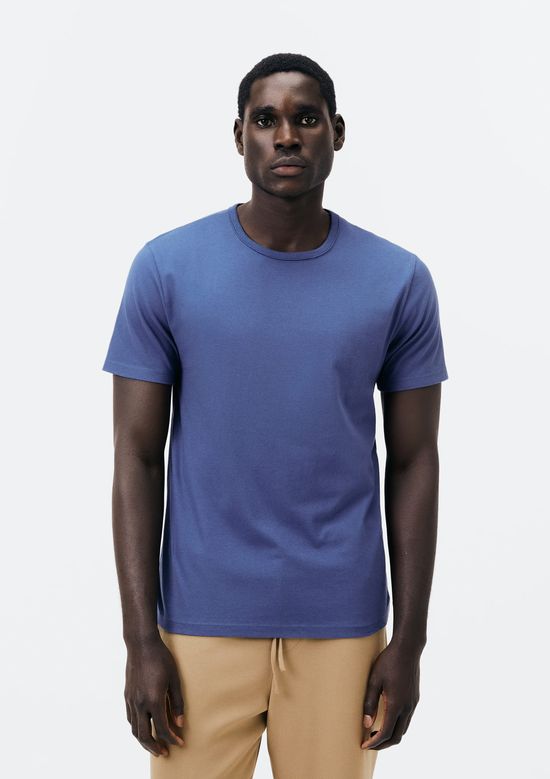 Foto do produto: Camiseta Básica Masculina Manga Curta Slim - Azul