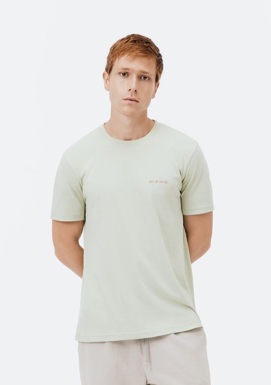 Foto do produto: Camiseta Masculina Manga Curta Com Estampa - Verde