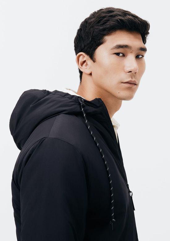Foto do produto: Jaqueta Masculina Corta Vento Com Capuz - Preto