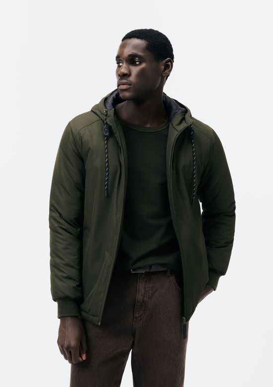 Foto do produto: Jaqueta Masculina Corta Vento Com Capuz - Verde