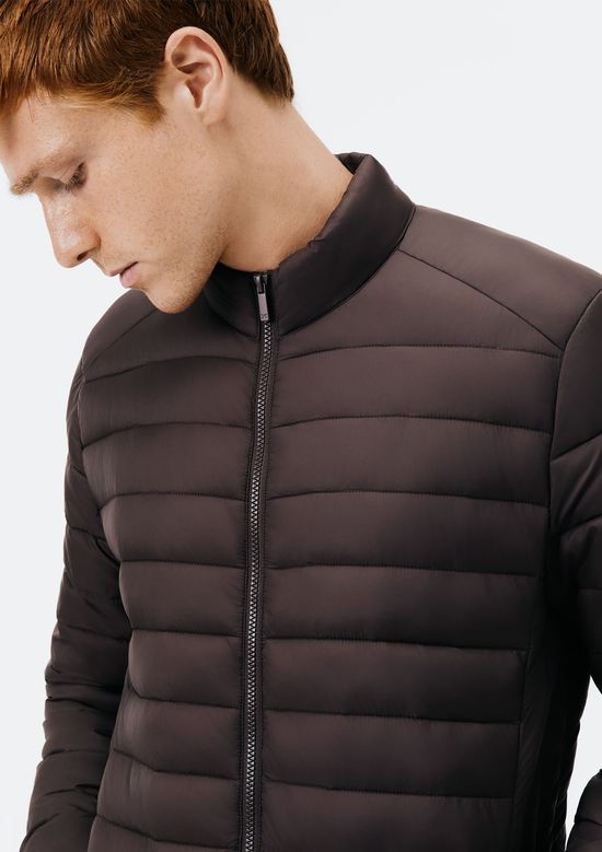 Foto do produto: Jaqueta Básica Masculina Puffer Regular Matelassê - Marrom