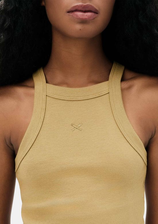 Foto do produto: Regata Feminina Hit Com Bordado - Caqui