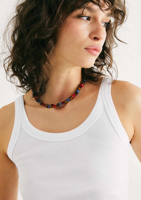 Foto do produto: Regata Básica Feminina Slim Rib - Branco