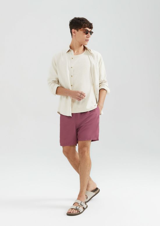 Foto do produto: Shorts Praia Básico Masculino - Rosa