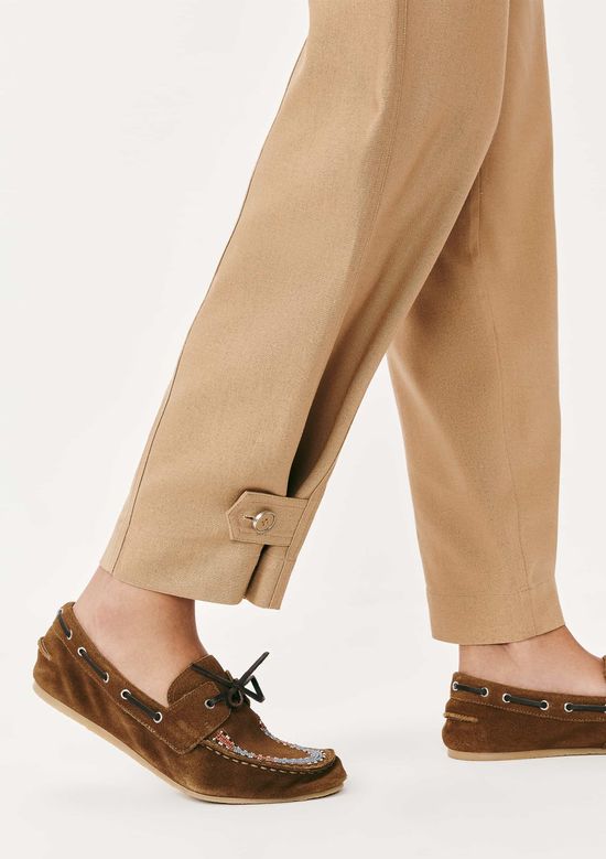 Foto do produto: Calça Feminina Em Alfaiataria Com Linho - Bege