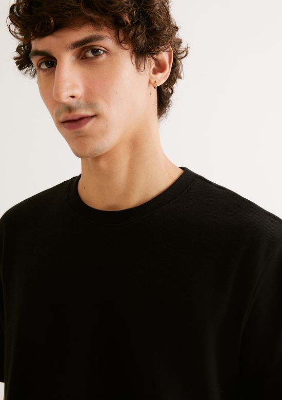 Foto do produto: Camiseta Masculina Manga Curta Em Ribana Ultra Soft - Preto