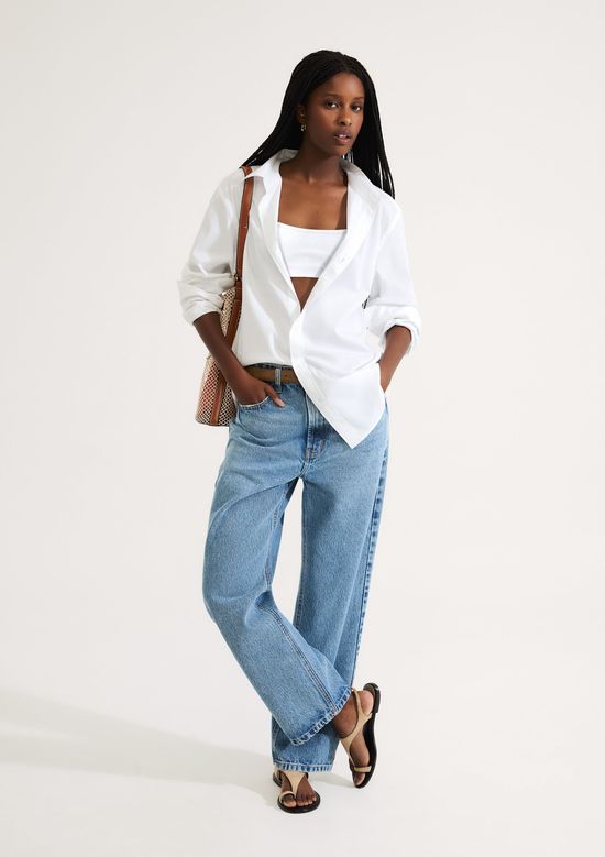 Foto do produto: Top Alças Finas Com Elastano - Branco