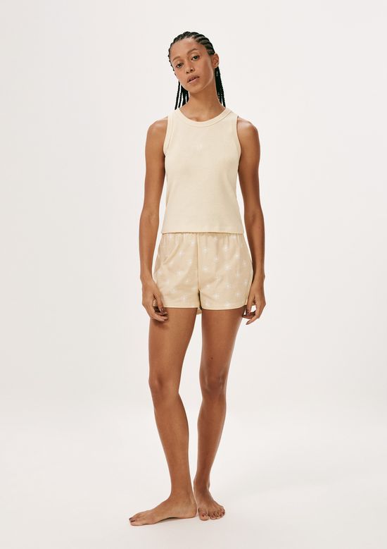 Foto do produto: Pijama Feminino Curto Estampado - Bege