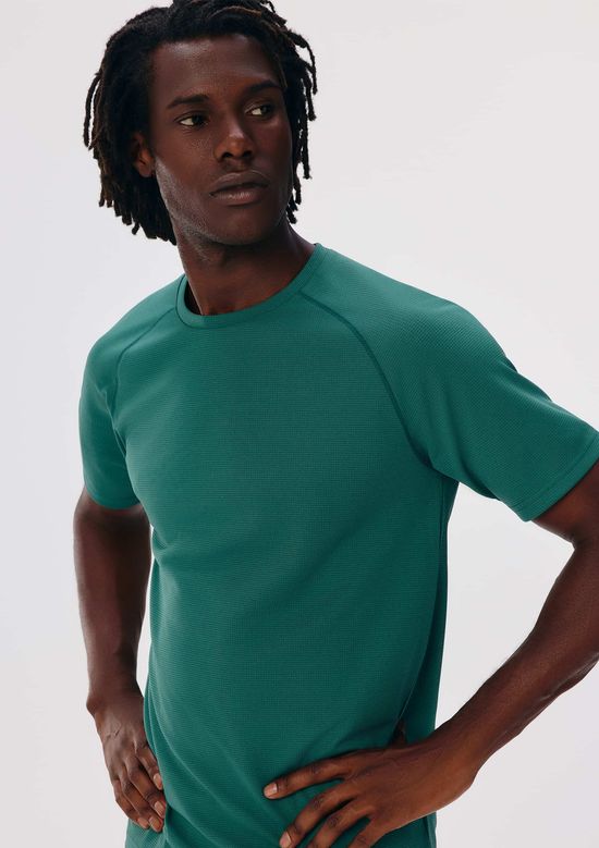 Foto do produto: Camiseta Esportiva Masculina Manga Curta Raglan - Verde