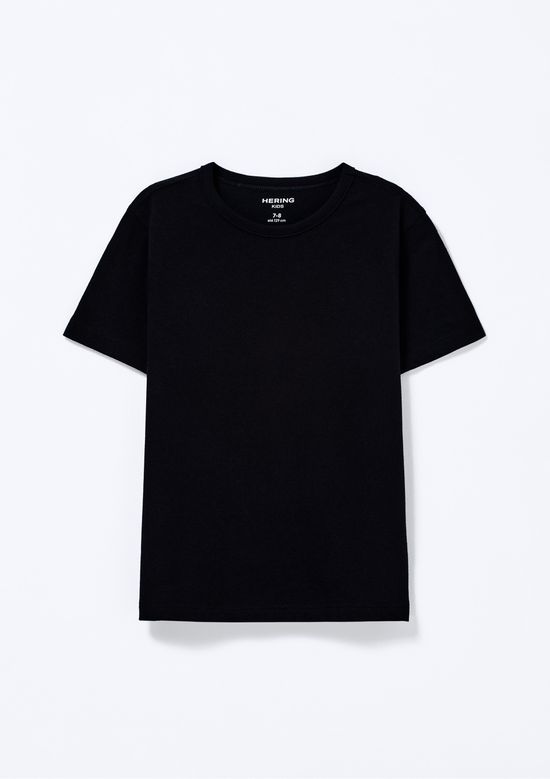 Foto do produto: Camiseta Básica Infantil Algodão Unissex - Preto