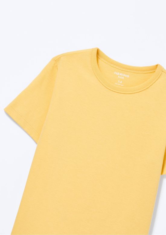 Foto do produto: Camiseta Básica Infantil Algodão Unissex - Amarelo