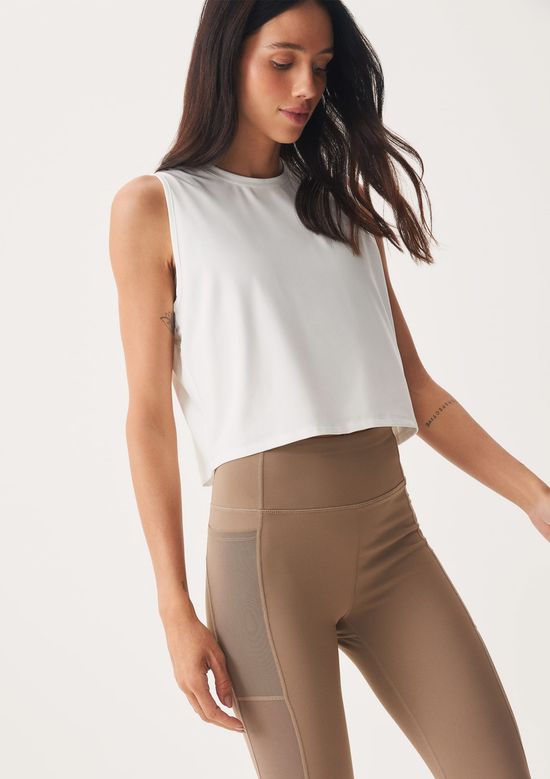 Foto do produto: Regata Esportiva Feminina Básica Easy Care - Off white