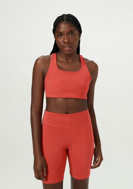 Foto do produto: Top Esportivo Feminino Hero Com Fio LYCRA® - Vermelho