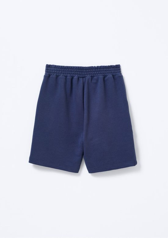 Foto do produto: Bermuda Básica Infantil Menino Em Moletom - Azul