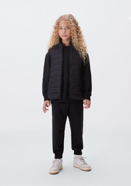 Foto do produto: Calça Básica Infantil Unissex Jogger - Preto