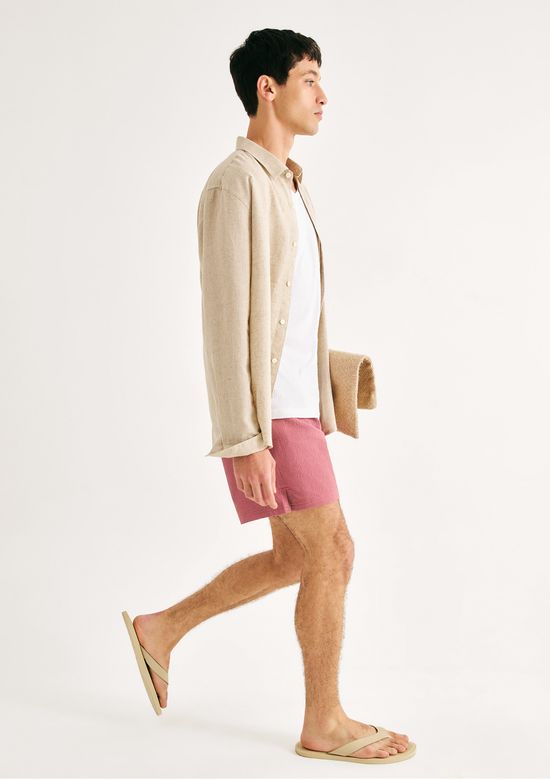 Foto do produto: Shorts De Banho Masculino Texturizado - Rosa