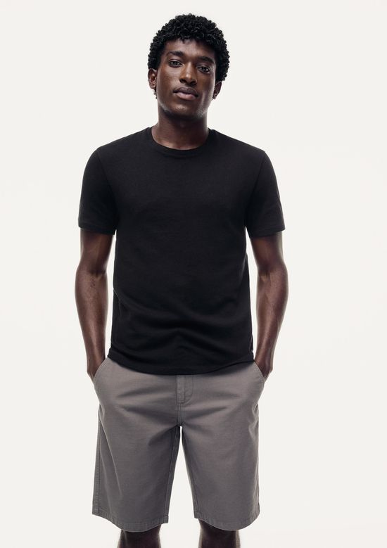 Foto do produto: Camiseta Masculina Algodão Peruano Soft Touch - Preto