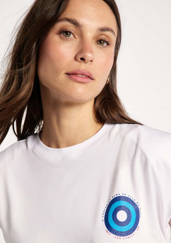 Foto do produto: Regata Feminina Muscle Tee Câncer De Mama - Branco