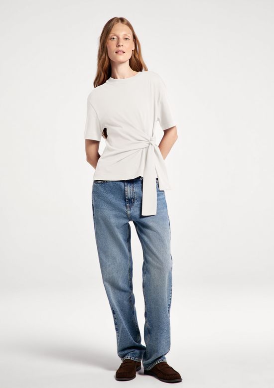 Foto do produto: Blusa Feminina Com Amarração - Off white