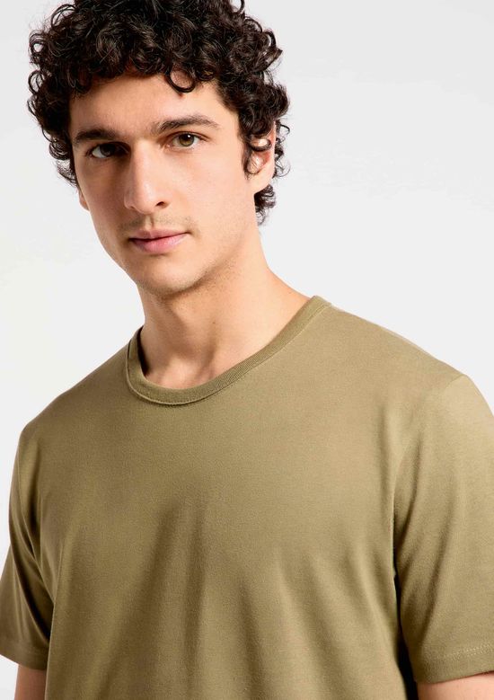 Foto do produto: Camiseta Básica Masculina Comfort Super Cotton - Verde