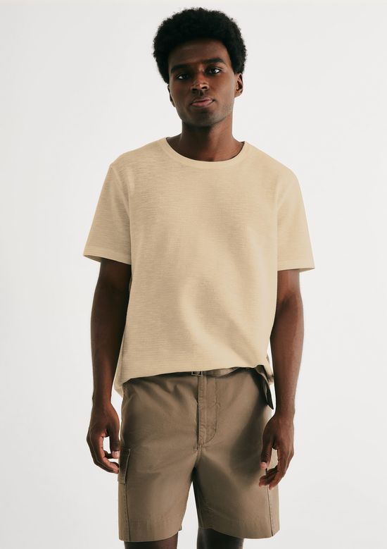 Foto do produto: Camiseta Masculina Texturizada Regular - Amarelo