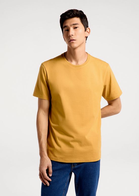Foto do produto: Camiseta Básica Masculina Comfort Super Cotton - Amarelo